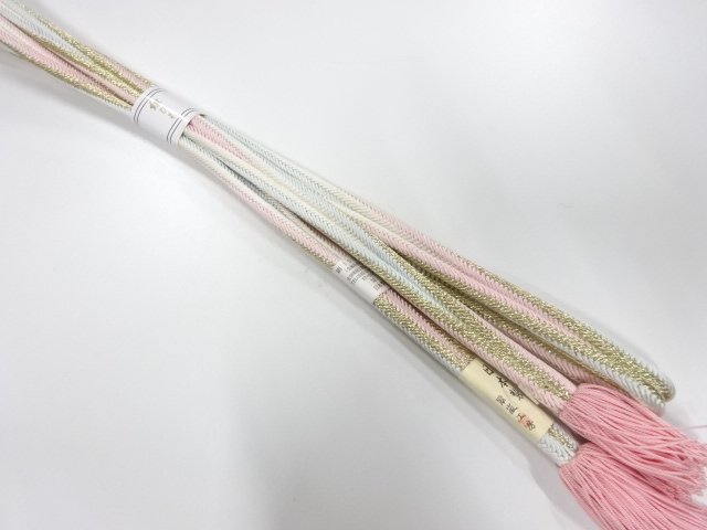 大特価品　未使用品　翠嵐工房　正絹　撚り房　手組帯締め